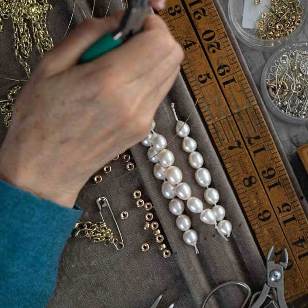 Slide - bespoke handmade pearl jewellery