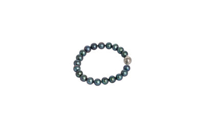 Blue pearl bracelet