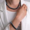 Blue pearl bracelet - Image 4
