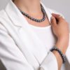 Blue pearl bracelet - Image 5