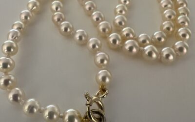 Tiny 4.5mm Akoya Pearl Necklace