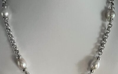 Luxury Mary Berry Necklace in Silver