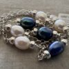 Blue pearls necklace Mary Berry style - Image 2