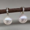 Curved Diamond Top with Large Round Pearl - Image 5